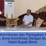 Bahas Kamtibmas dan Penegakan Hukum; Kapolres Bima Koordinasi Dengan Bupati dan Wakil Bupati Bima